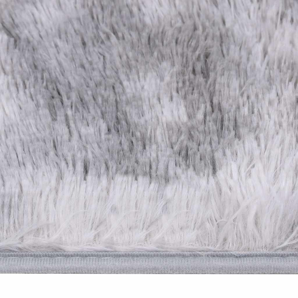 Tappeto Shaggy a Pelo Lungo Grigio 170x120 cm