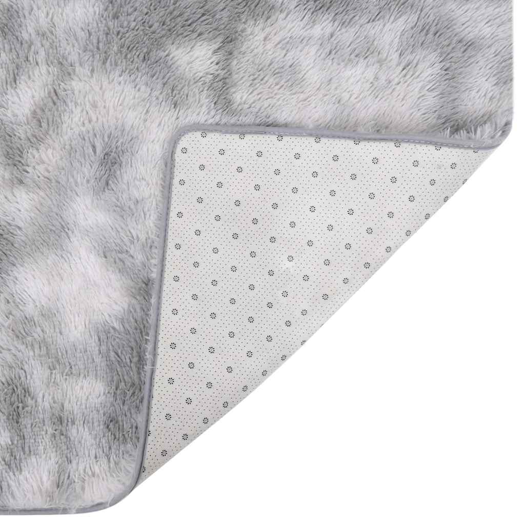 Tappeto Shaggy a Pelo Lungo Grigio 270x180 cm