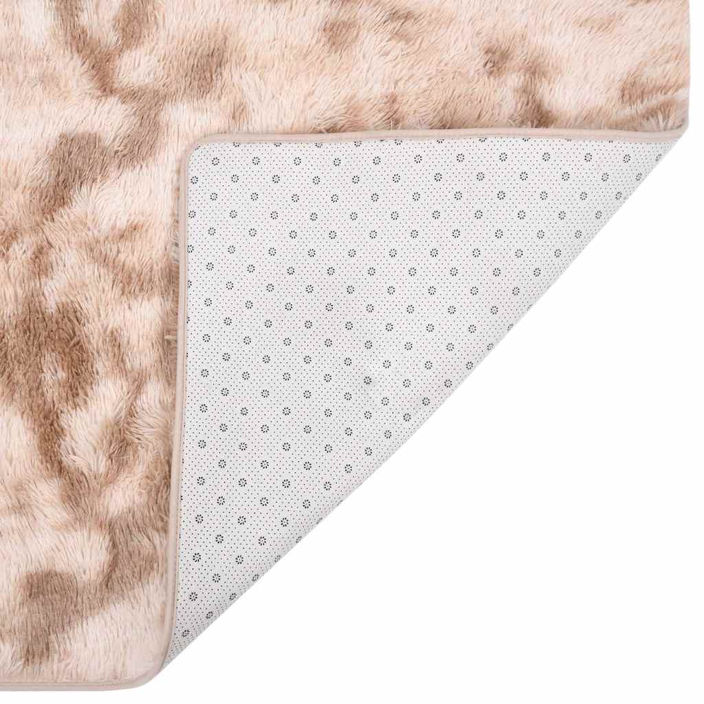 Tappeto Shaggy a Pelo Lungo Crema 200x140 cm
