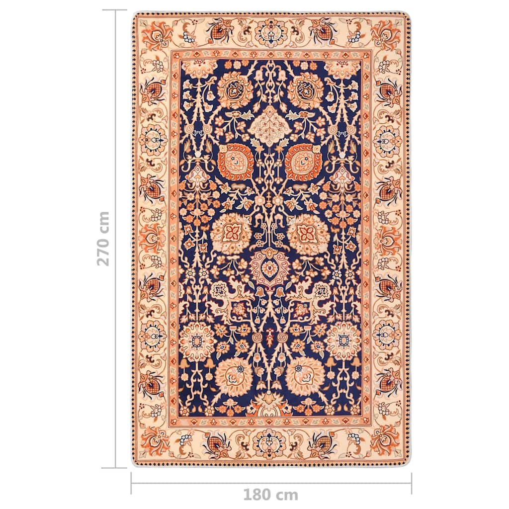 Tappeto Orientale Stampato Multicolore 180x270 cm