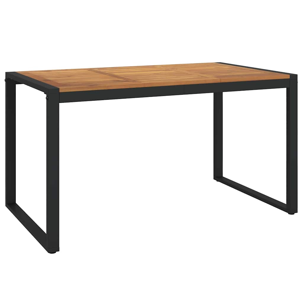 Set da Pranzo per Giardino 5 pz Nero e Marrone polyrattan