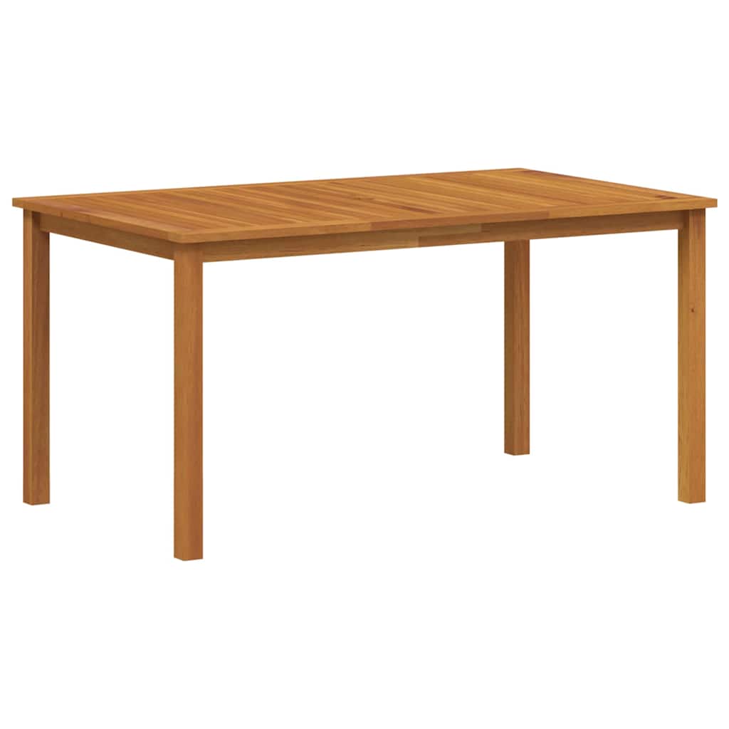 Set da Pranzo per Giardino 5 pz Grigio Legno di Acacia Massello