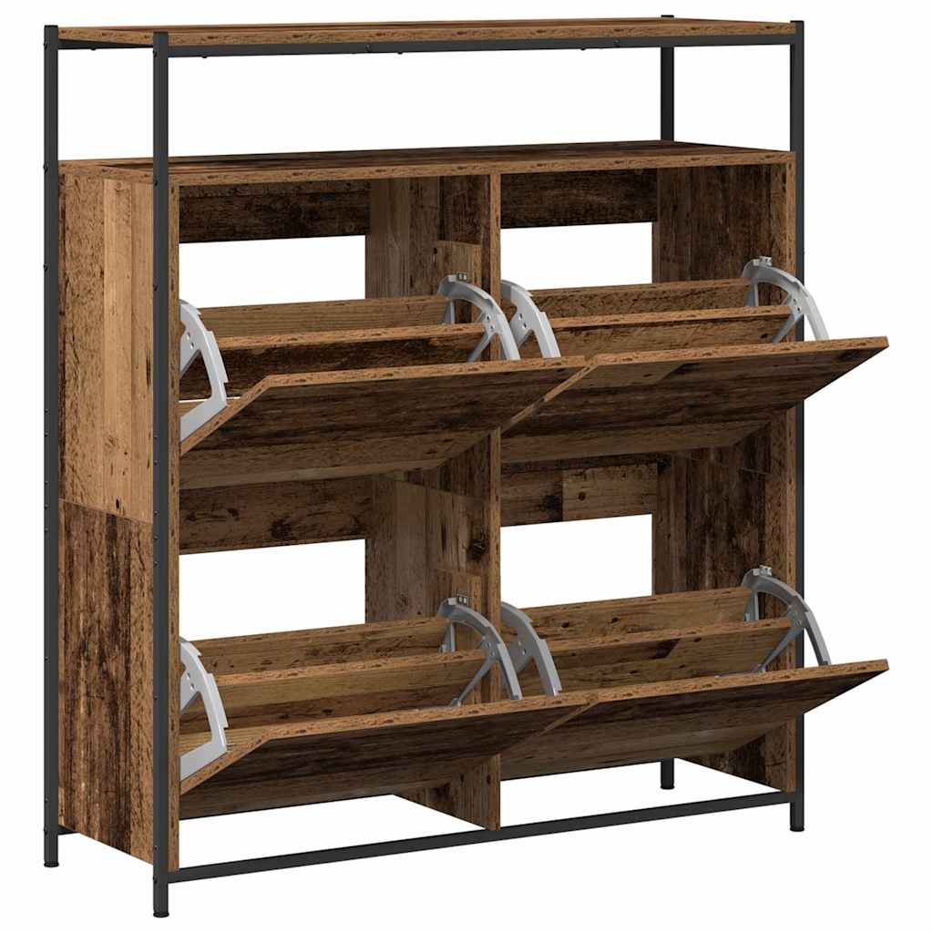 Mobile per scarpe 100 x 34 x 112 cm Legno ingegnerizzato