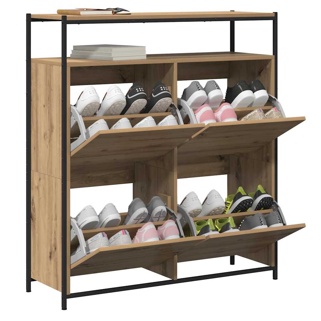 Mobile per scarpe 100 x 34 x 112 cm Legno ingegnerizzato
