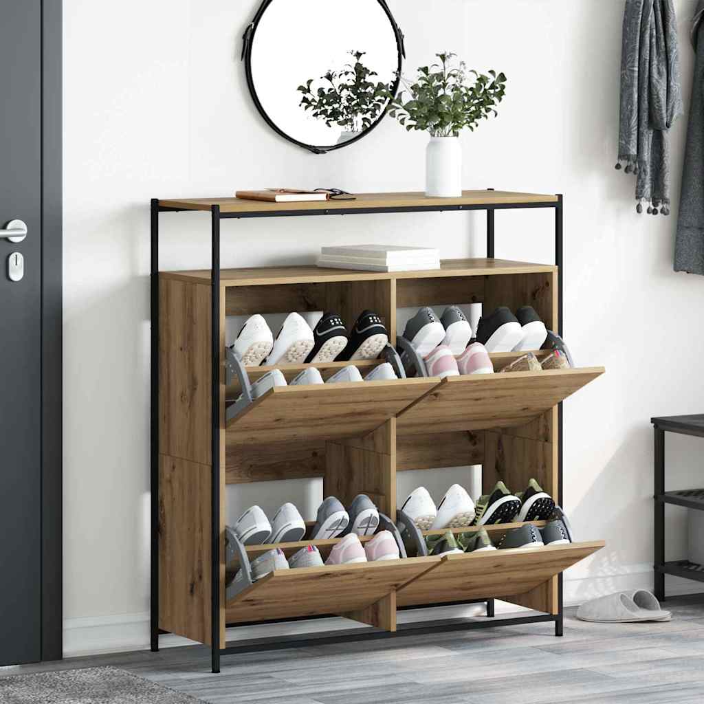 Mobile per scarpe 100 x 34 x 112 cm Legno ingegnerizzato