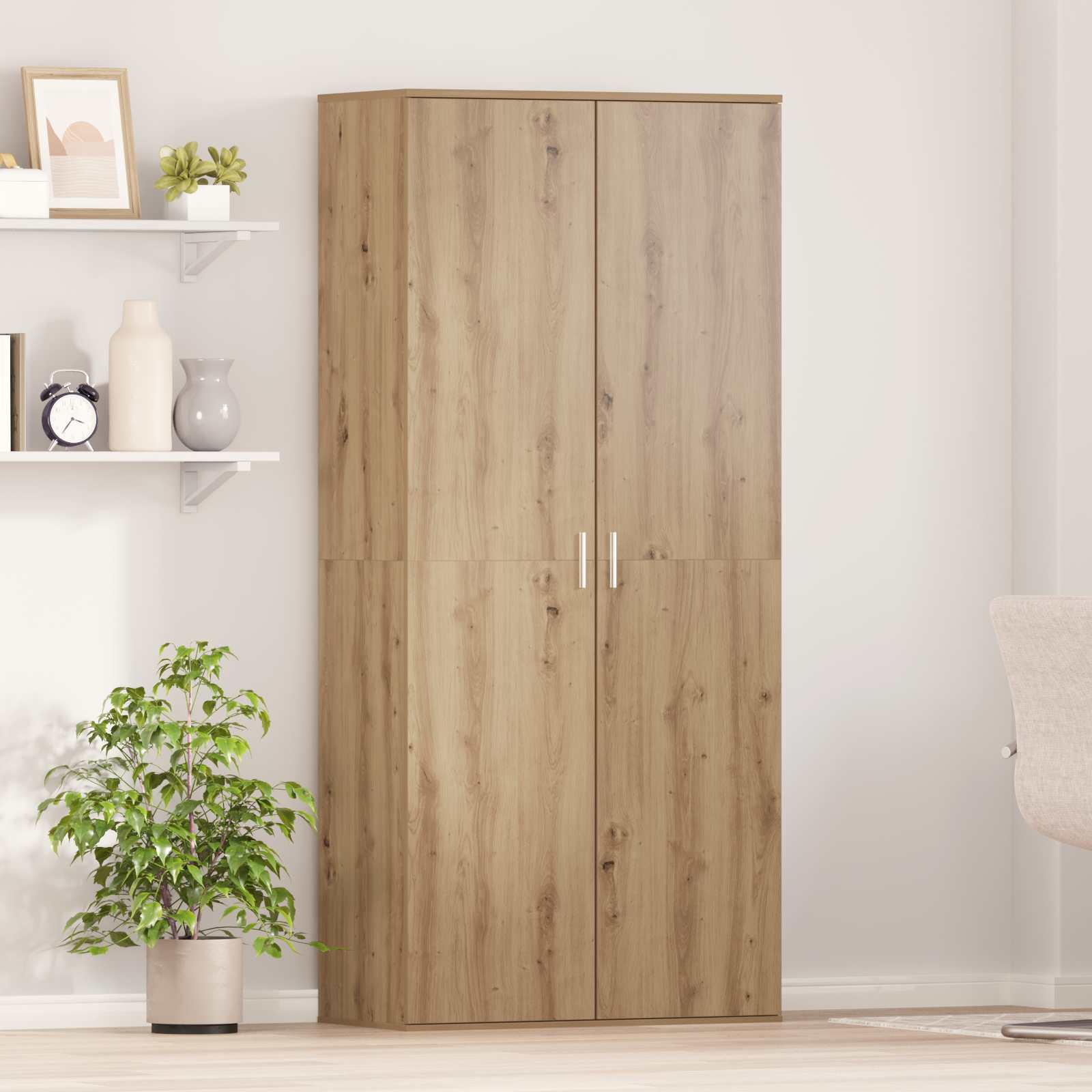 Credenza 80 x 39 x 178 cm Legno ingegnerizzato
