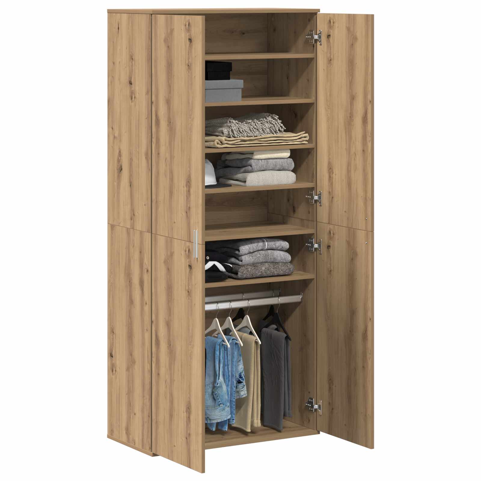 Credenza 80 x 39 x 178 cm Legno ingegnerizzato