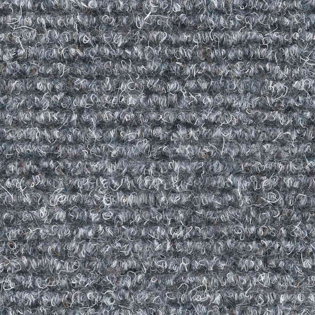 Tappetini per scale autoadesivi 20 pz 65x21x4 cm Grigio chiaro Semicircolari Grandi