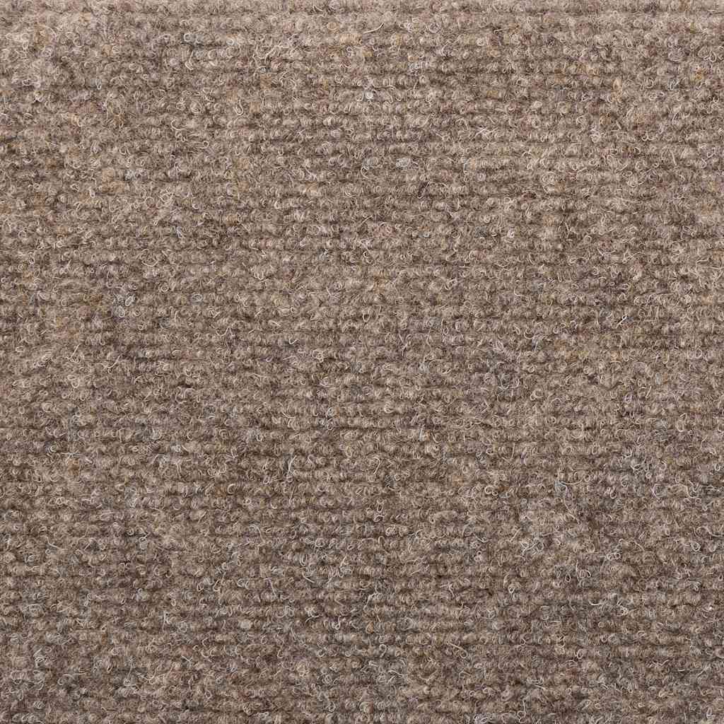 Tappetini per scale autoadesivi 20 pz 65x21x4 cm beige semicircolari grandi