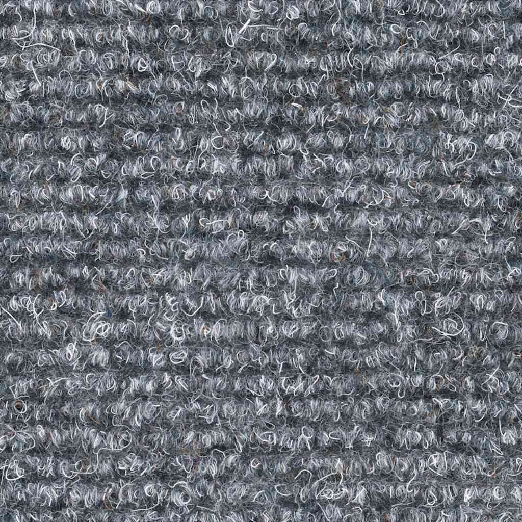 Tappetini per scale autoadesivi 30 pz 65x21x4 cm Grigio chiaro Semicircolari Grandi