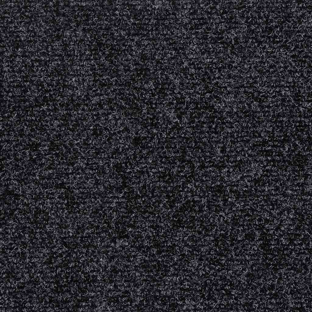Tappetini per scale autoadesivi 30 pz 60x25 cm Grigio Scuro rettangolari
