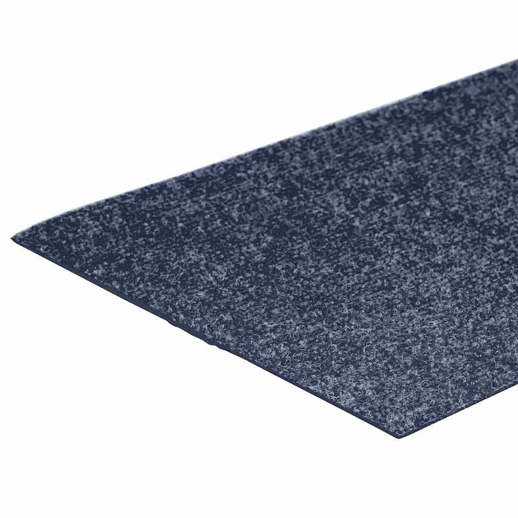 Tappetini per scale autoadesivi 30 pz 60x25 cm Grigio Blu Rettangolari
