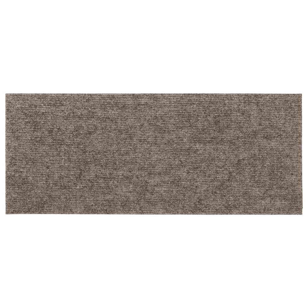 Tappetini per scale autoadesivi 30 pz 60x25 cm beige rettangolari