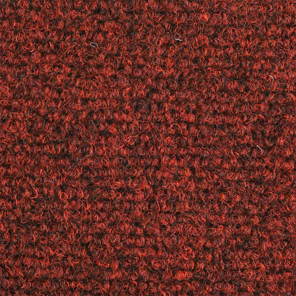 Tappetini per scale autoadesivi 30 pz 76x20 cm Bordeaux Rosso Rettangolari