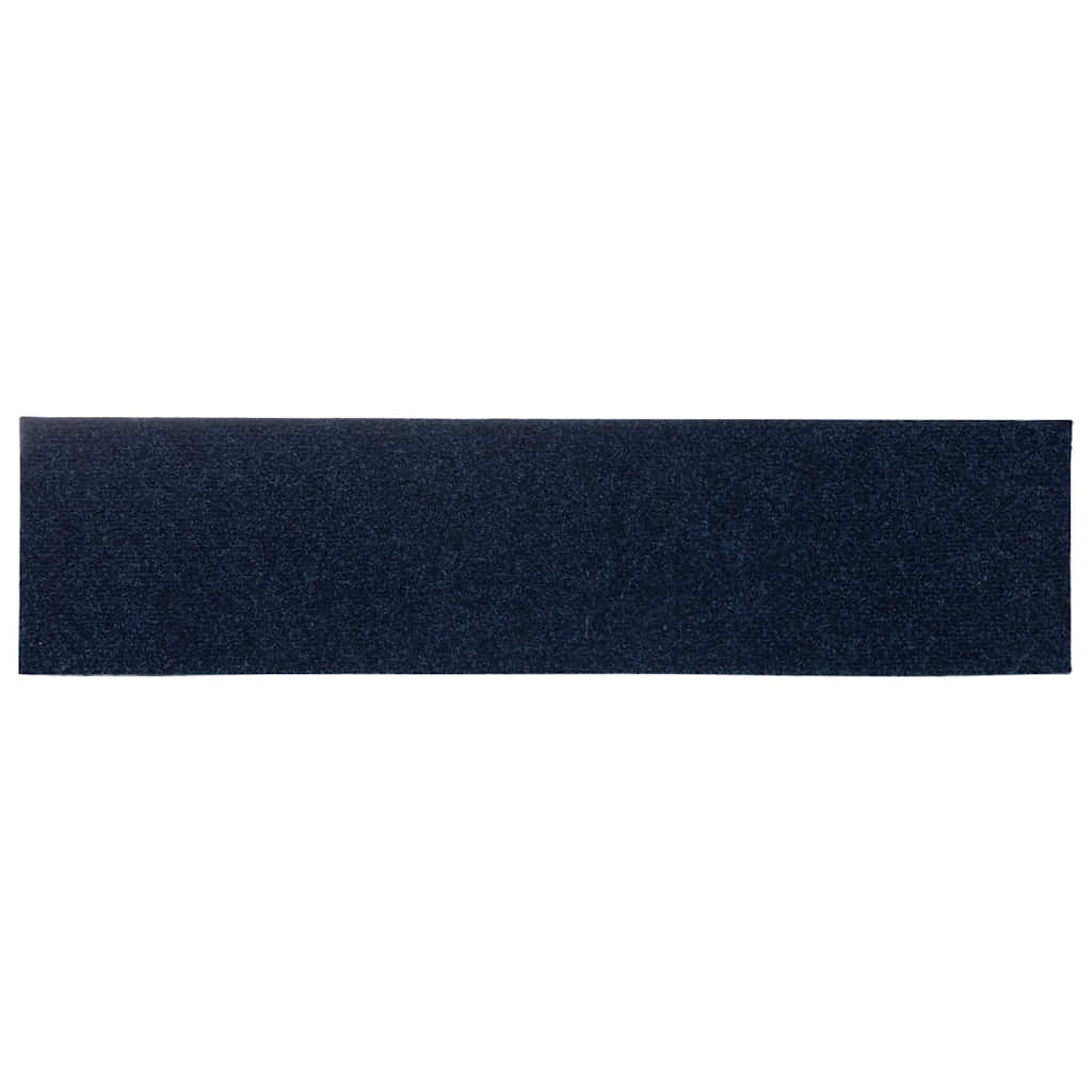 Tappetini per scale autoadesivi 30 pz 76x20 cm blu navy rettangolari