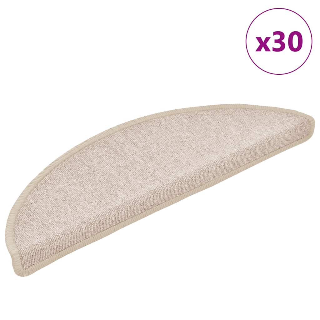 Tappetini per scale 30 pz 56x17x3 cm Talpa Semicircolari