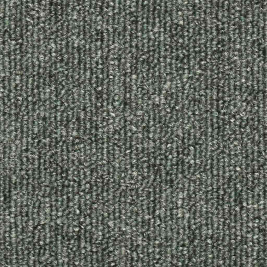 Tappetini per scale 30 pz 56x17x3 cm Verde scuro semicircolari