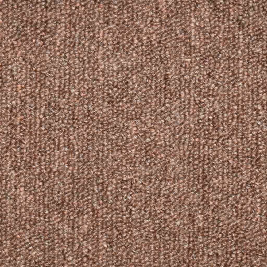 Tappetini per scale 30 pz 56x17x3 cm Marrone Semicircolari