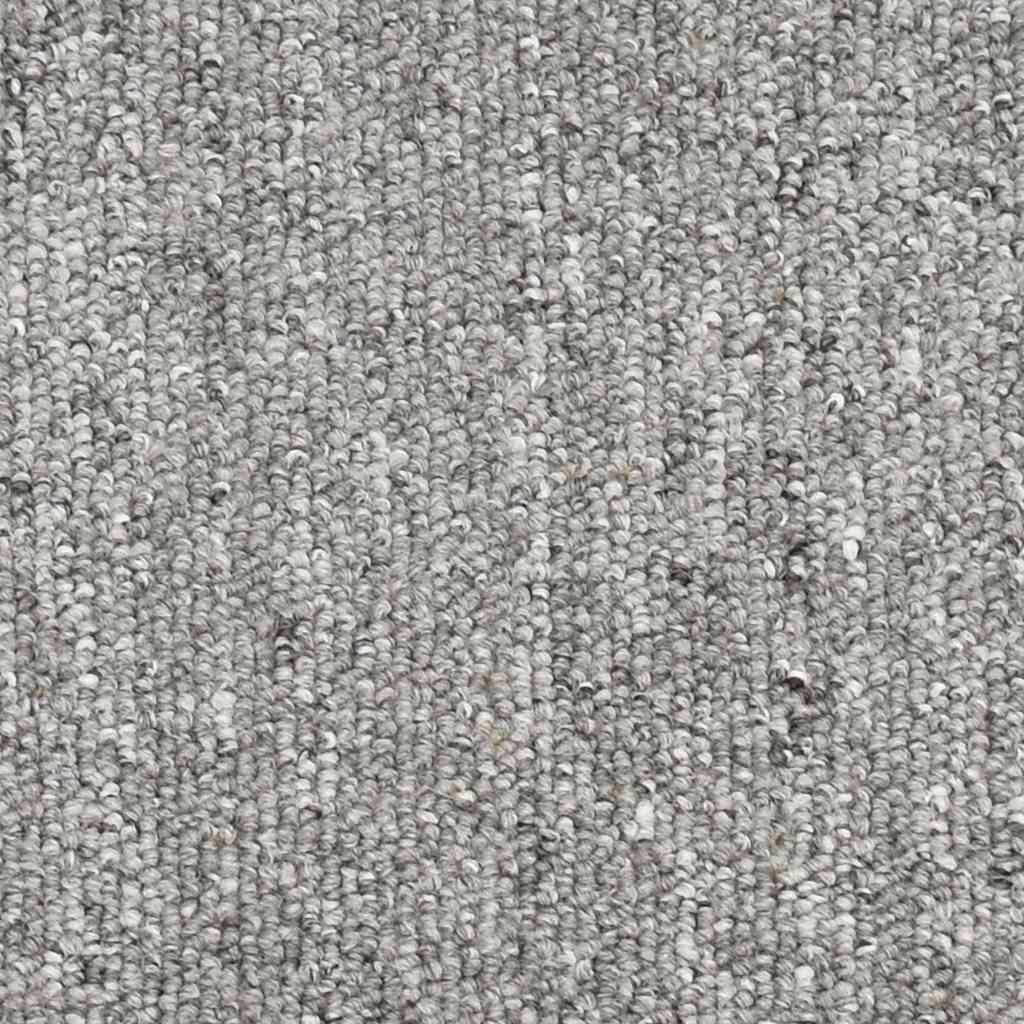 Tappetini per scale 30 pz 56x17x3 cm Grigio chiaro Semicircolari