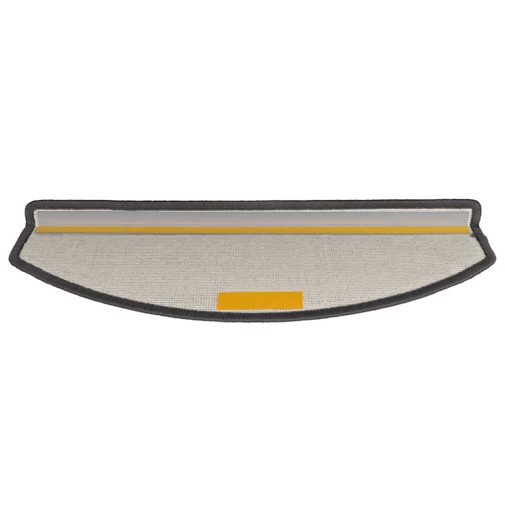 Tappetini per scale 30 pz 65x24x4 cm Grigio scuro Semicircolari Grandi