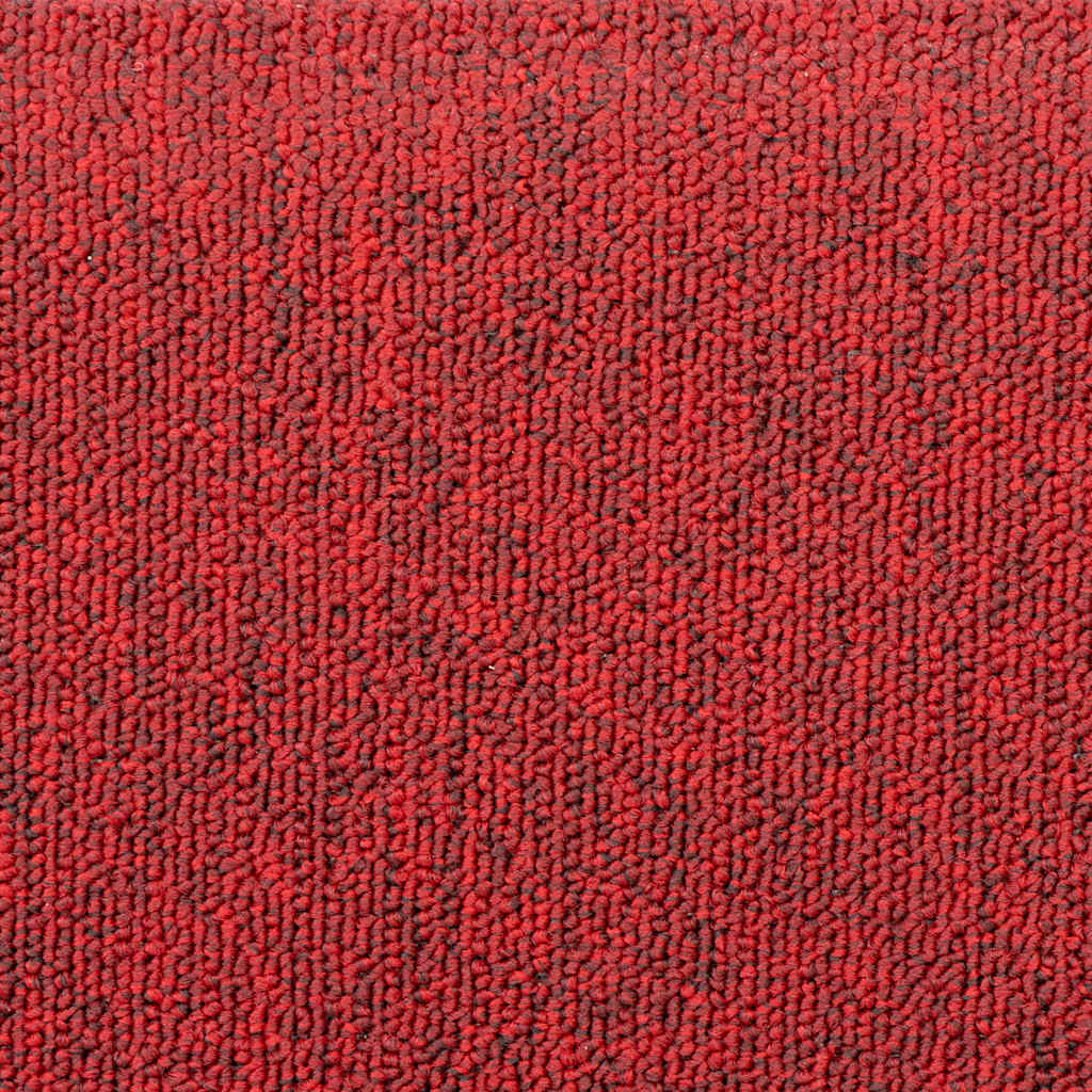 Tappetini per scale 30 pz 65x24x4 cm Rossi Semicircolari Grandi