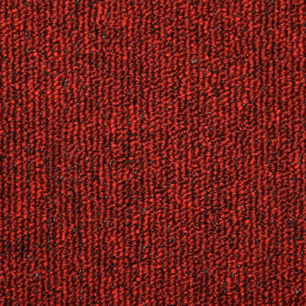 Tappetini per scale 30 pz 65x21x4 cm Rossi rettangolare
