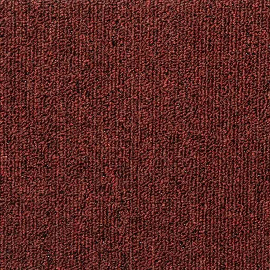 Tappetini per scale 30 pz 65x21x4 cm Bordeaux bordo rettangolare
