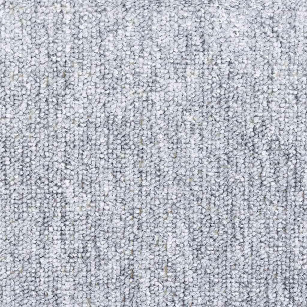 Tappetini per scale 20 pz 65x24x4 cm Grigio chiaro Semicircolari Grandi