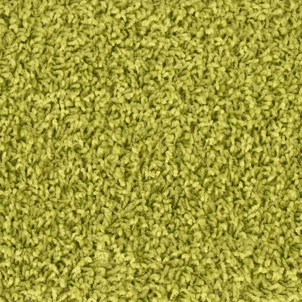 Tappetini per scale 30 pz 65x21x4 cm Verde Bordo rettangolare