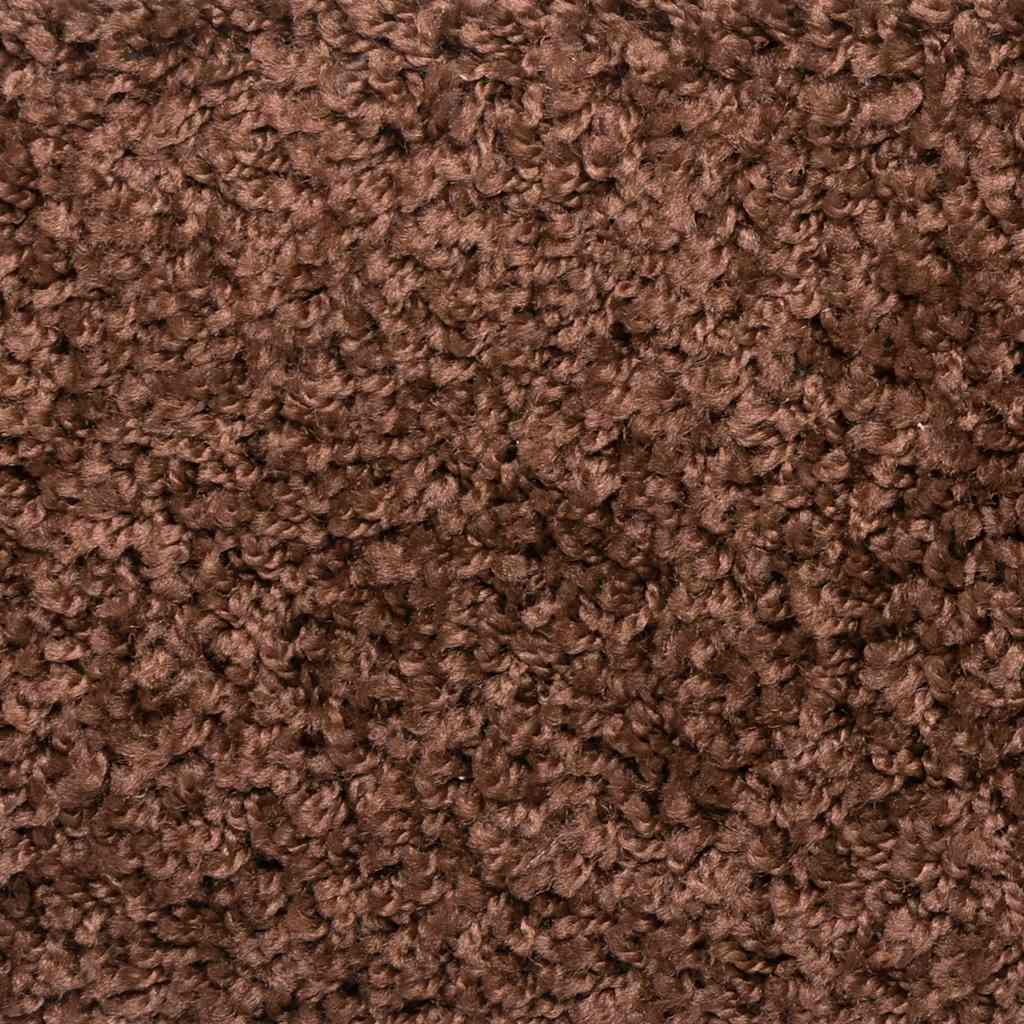 Tappetini per scale 20 pz 56x17x3 cm Marrone Semicircolari
