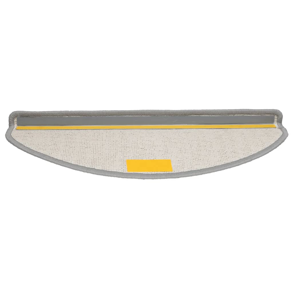 Tappetini per scale 20 pz 65x21x4 cm Grigio Semicircolari Grandi