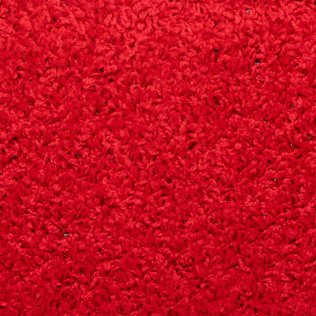 Tappetini per scale 20 pz 65x21x4 cm Rosso Bordo rettangolare