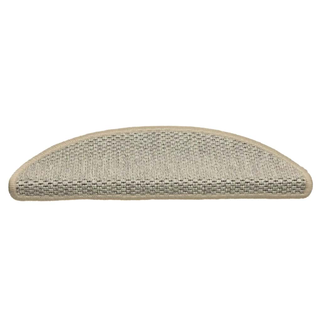 Tappeti Adesivi Scale Aspetto Sisal 30pz 56x17x3cm Verde Chiaro