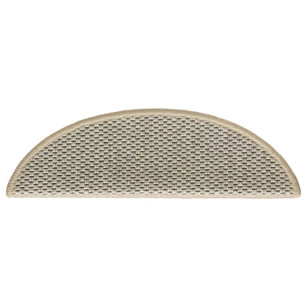 Tappeti Adesivi Scale Aspetto Sisal 30pz 56x17x3cm Verde Chiaro