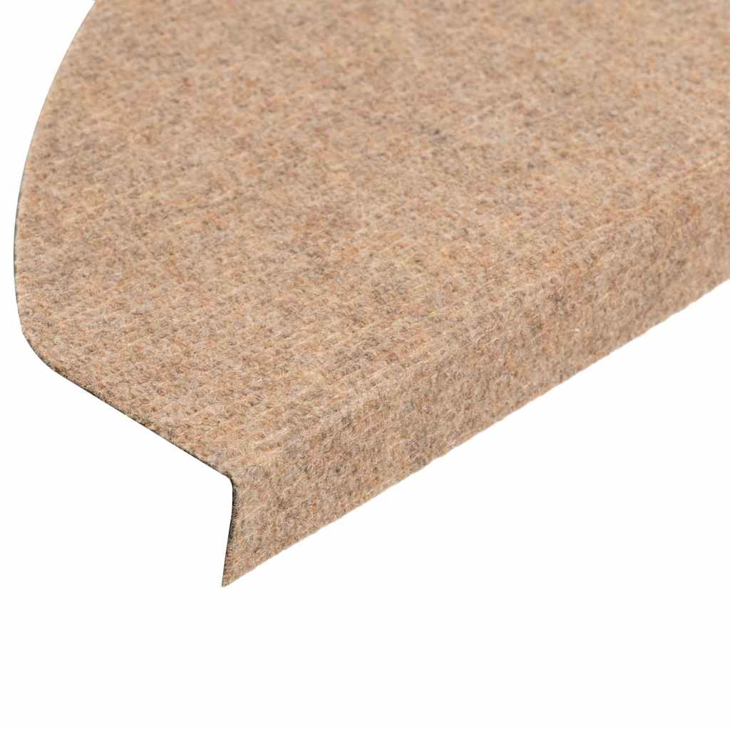 Tappetini Autoadesivi per Scale 30 pz Beige 65x22,5x3,5 cm