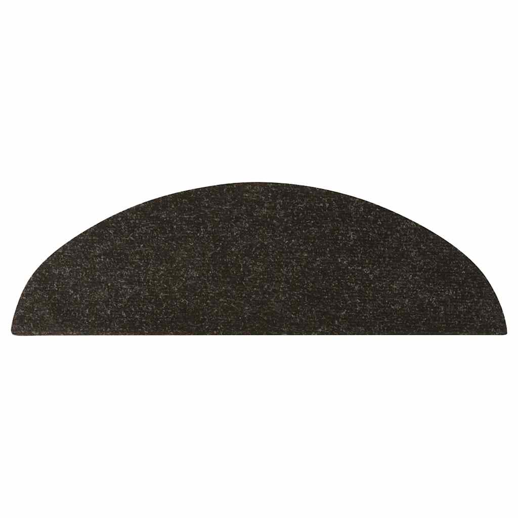 Tappetini Autoadesivi per Scale 20 pz Antracite 56x17x3 cm