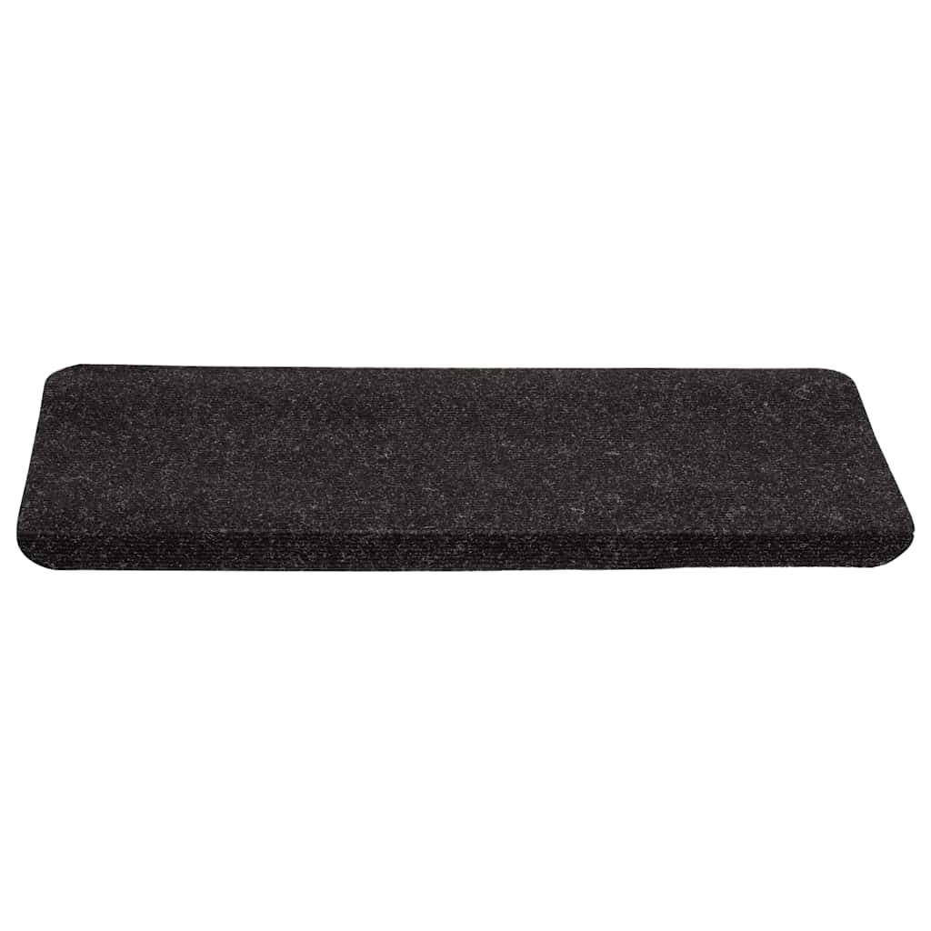 Tappetini Autoadesivi per Scale 30 pz Antracite 65x24,5x3,5 cm