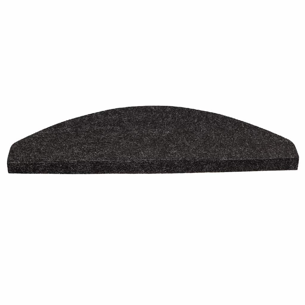 Tappetini Autoadesivi per Scale 20 pz Neri 56x17x3 cm