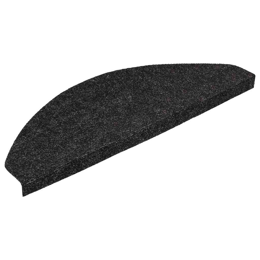 Tappetini Autoadesivi per Scale 30 pz Neri 56x17x3 cm
