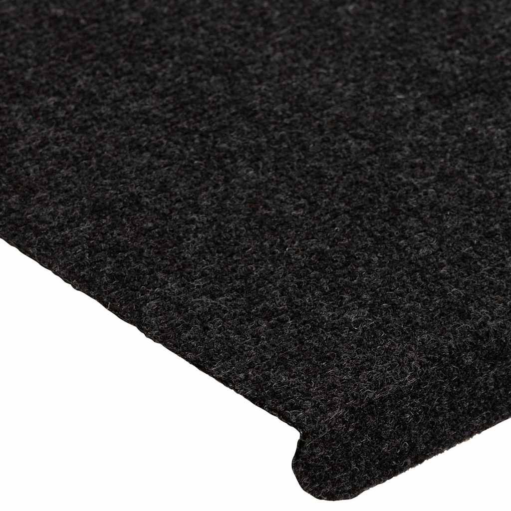 Tappetini Autoadesivi per Scale 30 pz Neri 65x24,5x3,5 cm