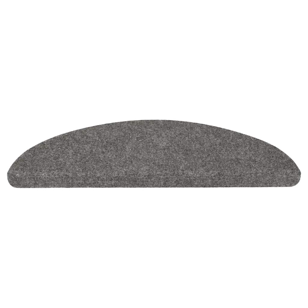 Tappetini Autoadesivi per Scale 30 pz Grigi 56x17x3 cm