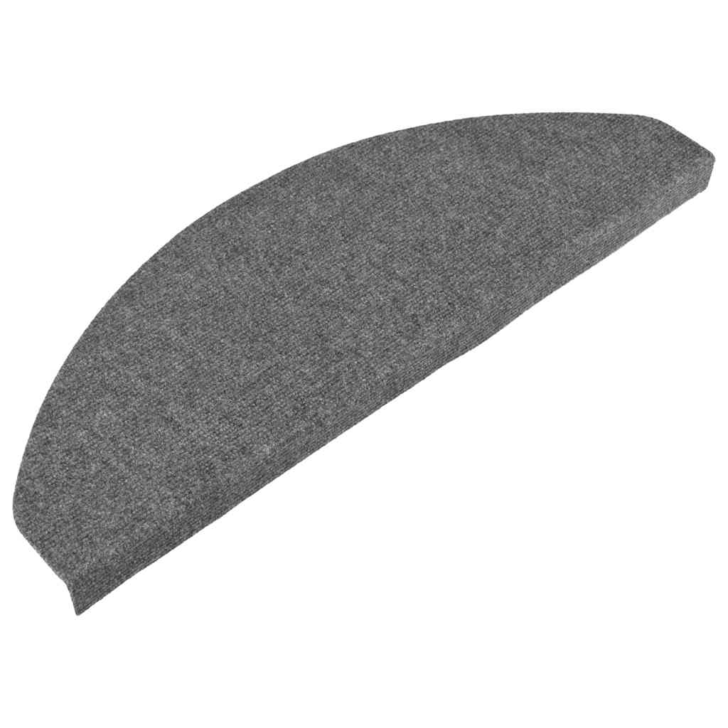 Tappetini Autoadesivi per Scale 20 pz Grigi 65x22,5x3,5 cm