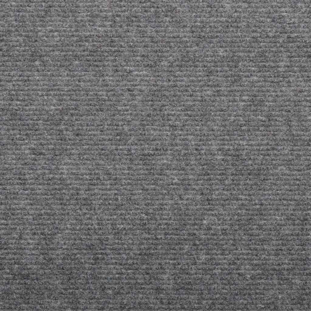 Tappetini Autoadesivi per Scale 20 pz Grigi 65x22,5x3,5 cm