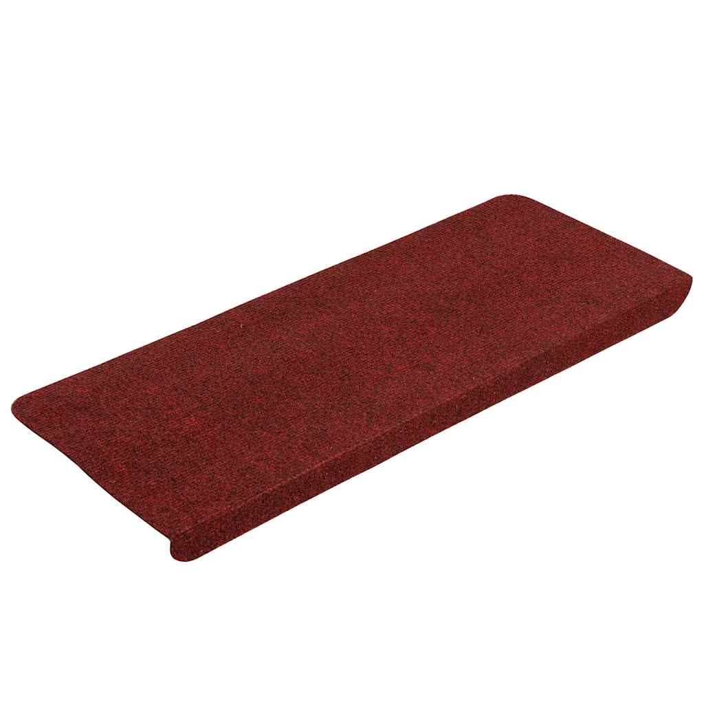 Tappetini Autoadesivi per Scale 30 pz Rossi 65x24,5x3,5 cm