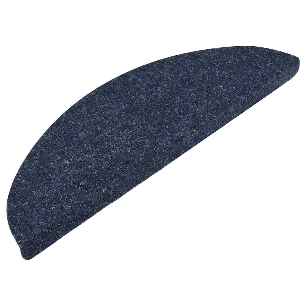 Tappetini Autoadesivi per Scale 30 pz Blu 56x17x3 cm