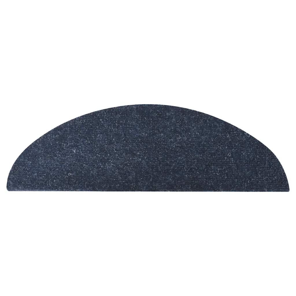 Tappetini Autoadesivi per Scale 30 pz Blu 56x17x3 cm