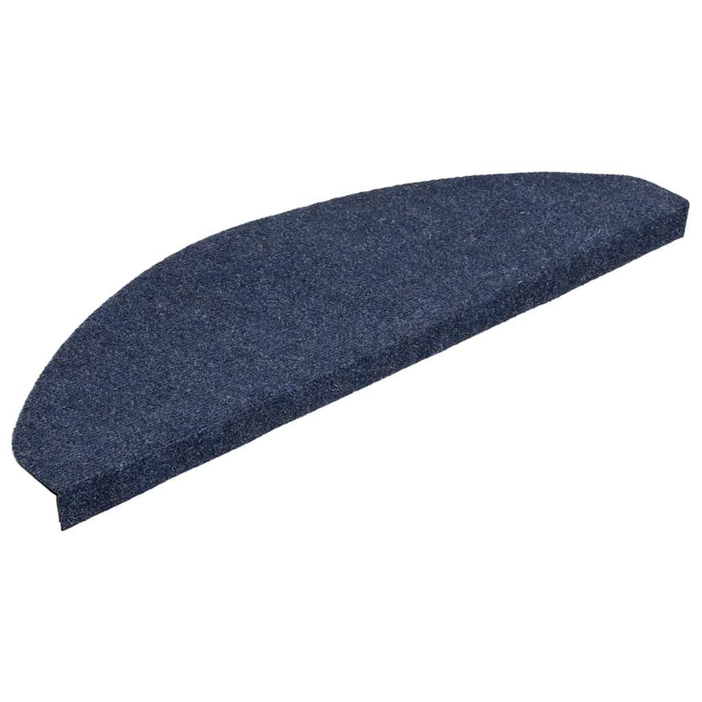 Tappetini Autoadesivi per Scale 30 pz Blu 65x22,5x3,5 cm