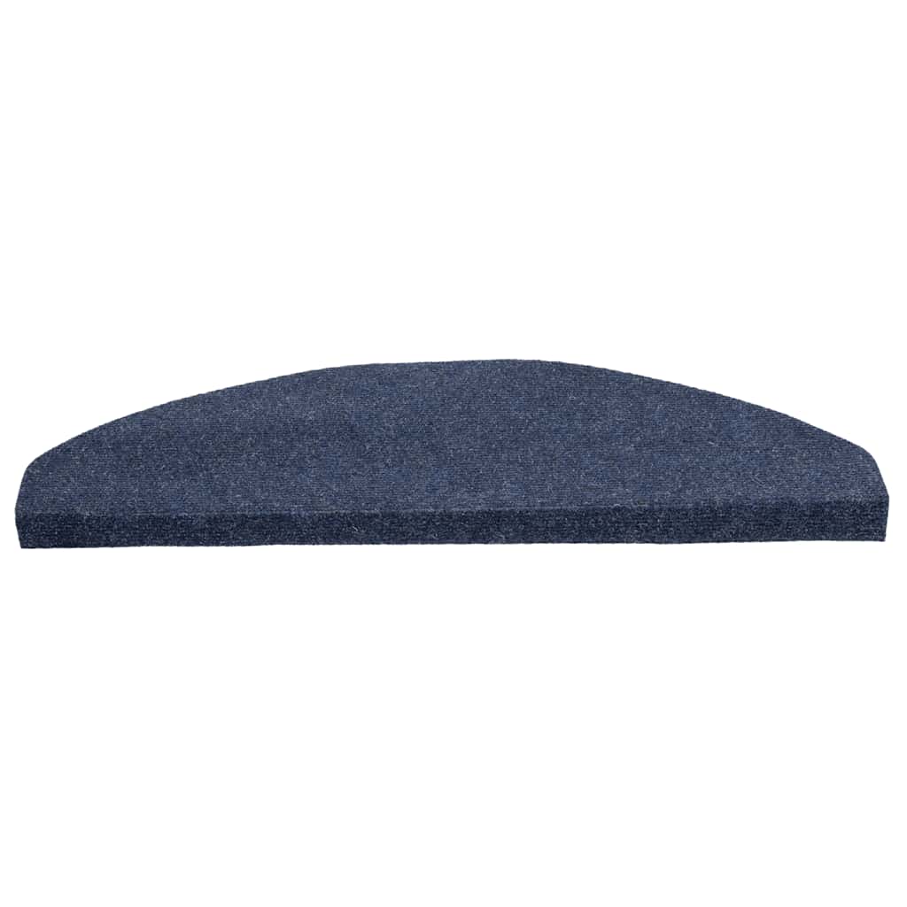 Tappetini Autoadesivi per Scale 30 pz Blu 65x22,5x3,5 cm