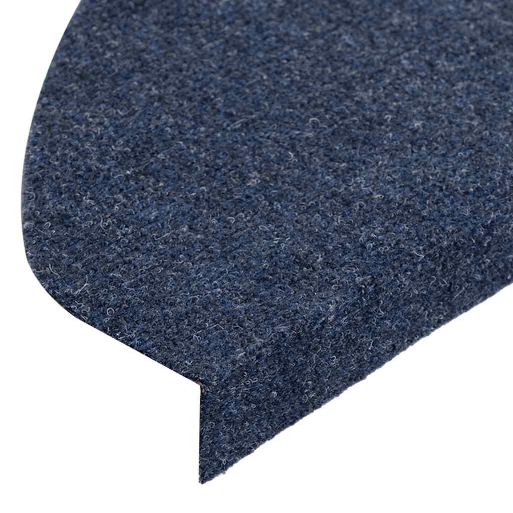 Tappetini Autoadesivi per Scale 30 pz Blu 65x22,5x3,5 cm
