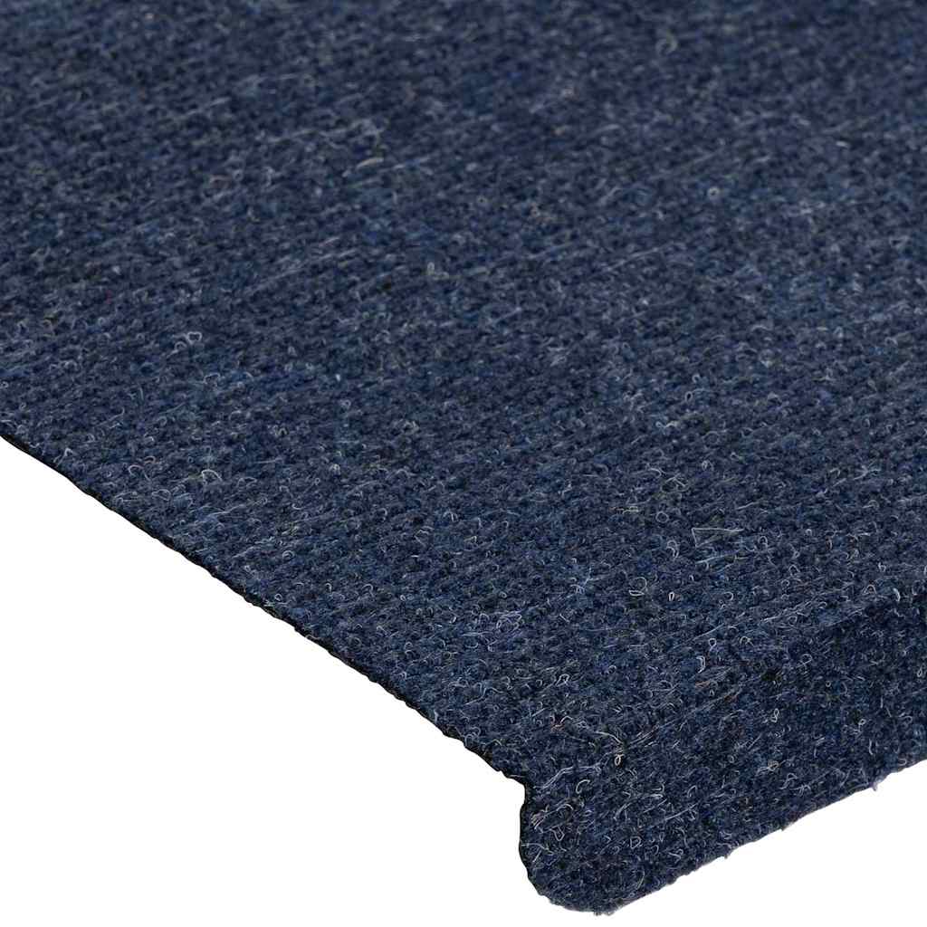 Tappetini Autoadesivi per Scale 30 pz Blu 65x24,5x3,5 cm